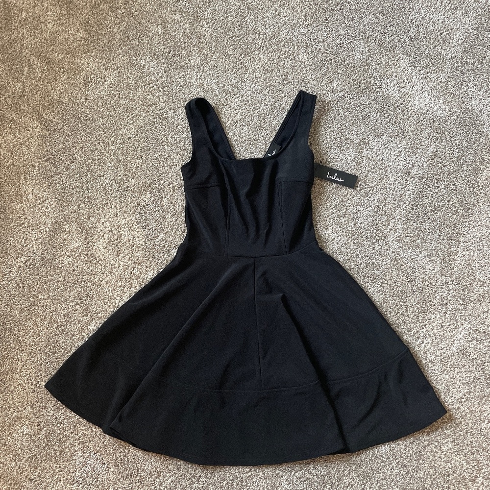 LULU’s Black Mini Dress